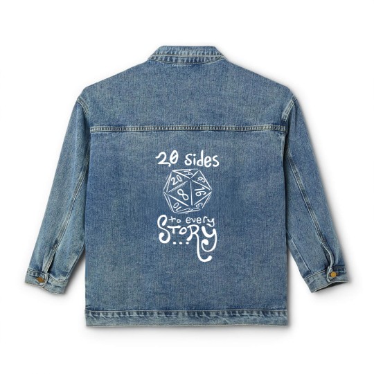 Discover 20 Sides to Every Story - Dungeons and Dragons - Dungeons And Dragons - Classic Women's Denim Jackets