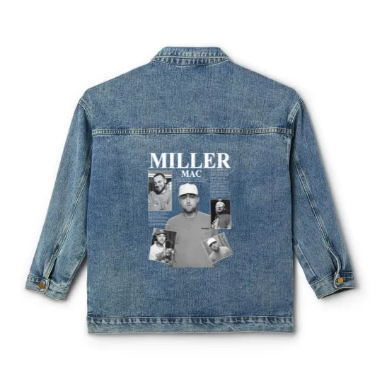 Discover macmiller Music Classic Women's Denim Jackets K1, macmiller Music Pop Classic Women's Denim Jackets, macmiller Concert 2023 Retro Unisex Gift Bootleg Classic Women's Denim Jackets Mus3004DK