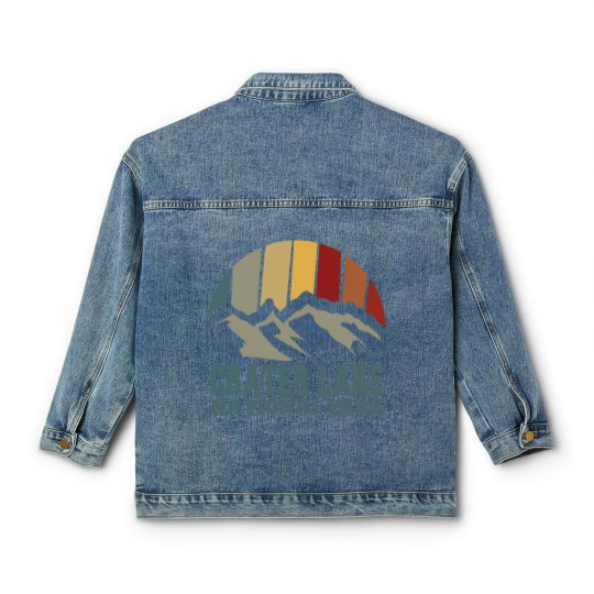 Discover crater lake Classic Women's Denim Jackets