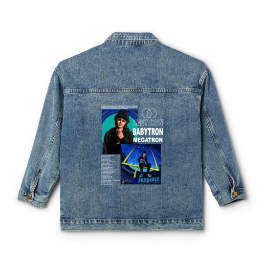 Discover Vintage Bootleg Inspired Babytron - Megatron, Graphic Unisex Album Classic Women's Denim Jackets