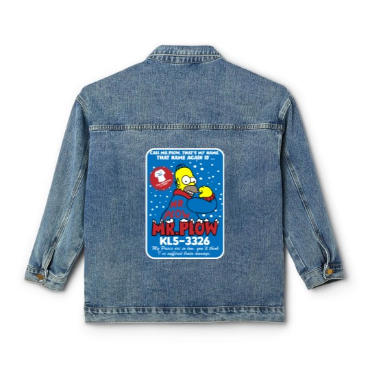 Discover Mr Plow thats my name Classic Women's Denim Jackets