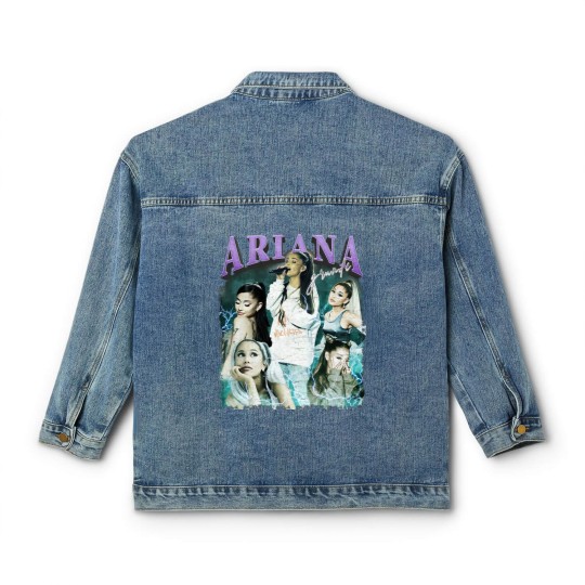Discover Limited Ariana Vintage Classic Women's Denim Jackets, Gift For Women and Man Unisex Classic Women's Denim Jackets