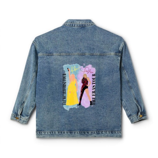 Discover Kelsea Ballerini Taylor Swifterini Tour Classic Women's Denim Jackets - Heartfirst Eras