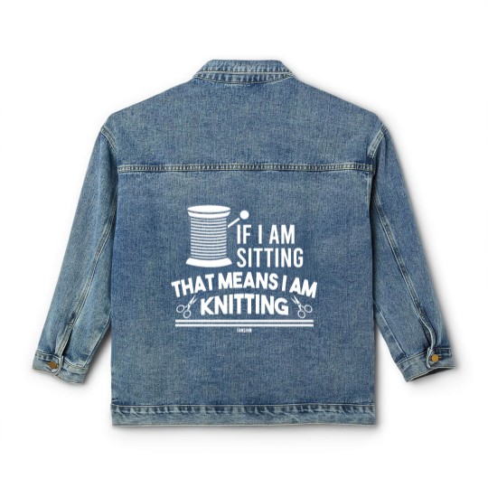 Discover Knitting needle hand knitting Classic Women's Denim Jackets