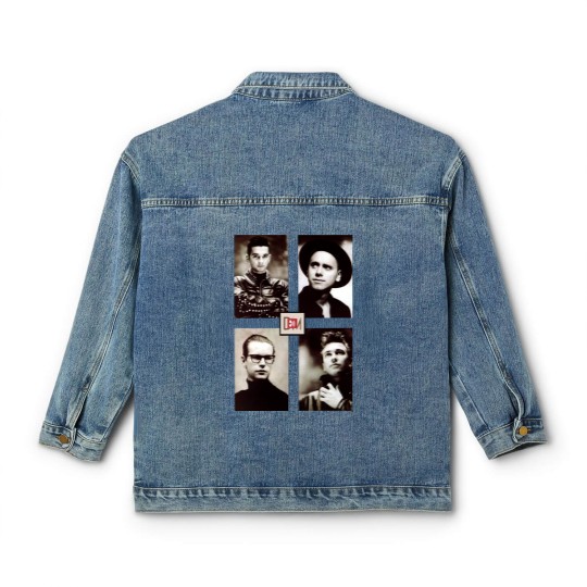 Discover Depeche Mode USA Tour 1988 Classic Women's Denim Jackets, Depeche Mode Vintage Classic Women's Denim Jackets, Depeche Mode Merch