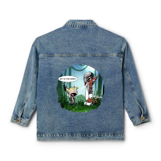 Discover the calvin and hobbes bill watterson Classic Classic Women's Denim Jackets