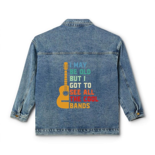 Discover I May Be Old Best Bands Classic Women's Denim Jackets
