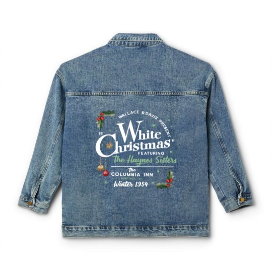 Discover White Christmas Movie Classic Women's Denim Jackets, Christmas White Movie 1954
