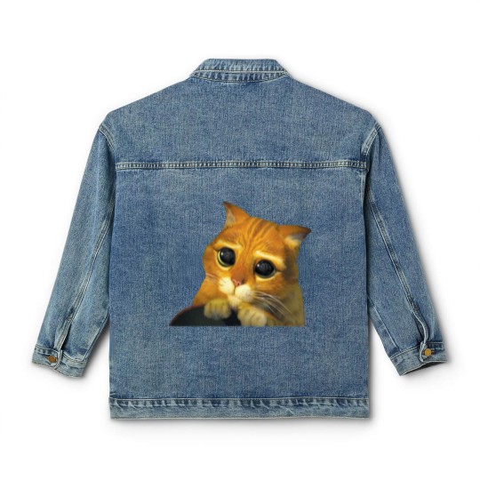 Discover Shrek Puss In Boots Cute Classic Women's Denim Jackets
