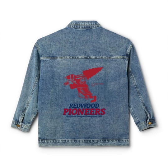 Discover Defunct Redwood Pioneers Baseball 1983 - California - Classic Women's Denim Jackets