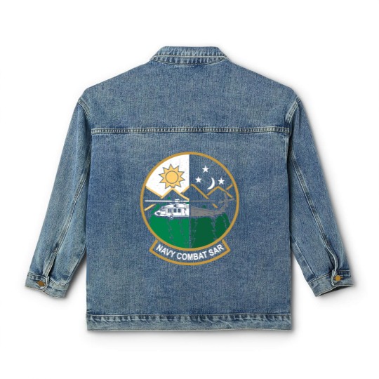 Discover Navy Combat SAR - Navy Combat Search And Rescue - Classic Women's Denim Jackets