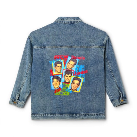 Discover NK on The Block Classic Women's Denim Jackets, Vintage NKOT Block Pink Classic Women's Denim Jackets