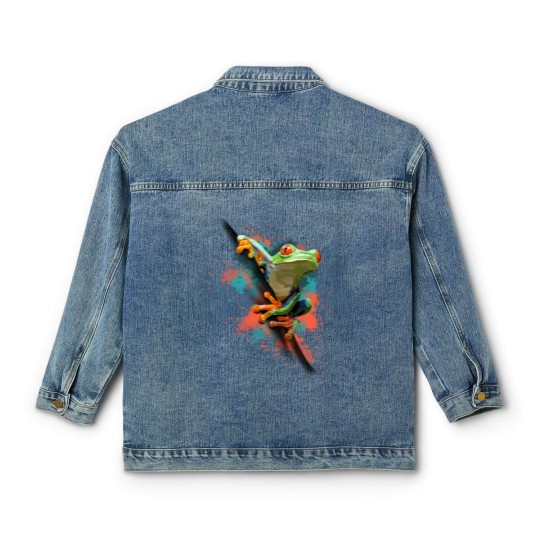 Discover Frog Classic Women's Denim Jackets, Frog Classic Women's Denim Jackets