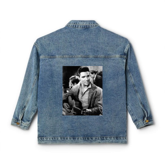 Discover Elvis Presley King of Rock and Roll Vintage Classic Women's Denim Jackets