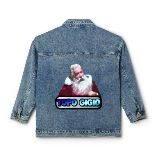 Discover Funny Design - The Santa Clause - Topo Gigio - The Santa Clause - Classic Women's Denim Jackets
