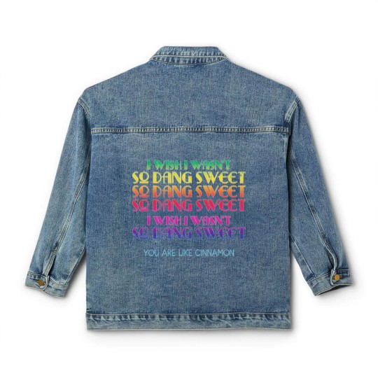 Discover I Wish I Wasn't So Dang Sweet - Bad Lip Reading Hostiles on the Hill - Bad Lip Reading - Classic Women's Denim Jackets