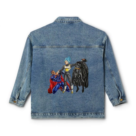 Discover Vegeta Super Saiyan Blue Beats Super Heroes Classic Women's Denim Jackets