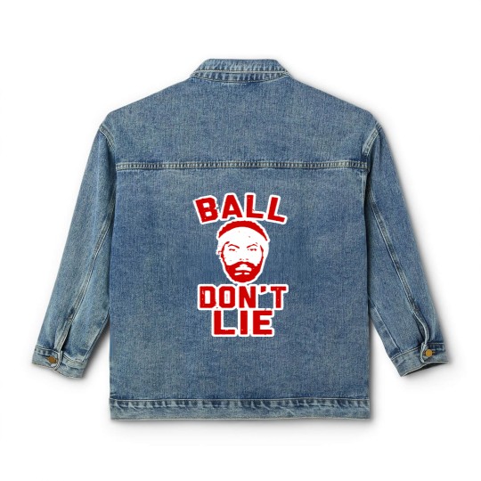 Discover BALL DONT LIE FUNNY RASHEED WALLACE Classic Women's Denim Jackets