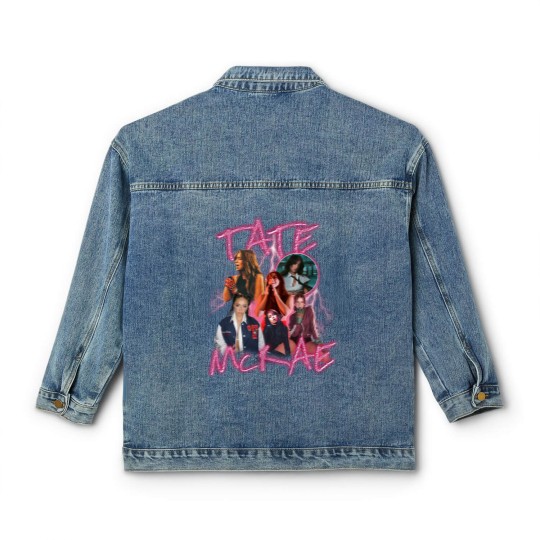 Discover Vintage Tate McRae Classic Women's Denim Jackets, Tate McRae Bootleg Classic Women's Denim Jackets