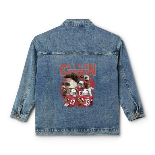 Discover Christian Kirk Classic Women's Denim Jackets Graphic Sport Classic Women's Denim Jackets Player Classic Women's Denim Jackets