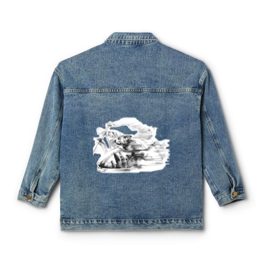 Discover Dog in a Sidecar Classic Women's Denim Jackets