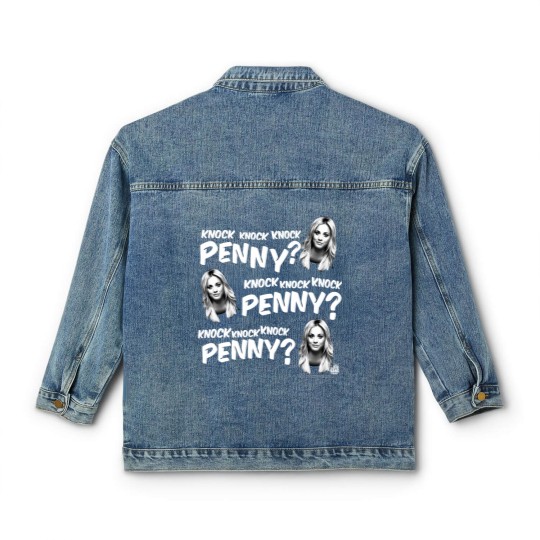 Discover the big bang theory knock knock knock penny t Classic Women's Denim Jackets