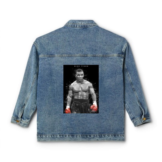 Discover Vintage Mike Tyson Graphic Tees, Mike Tyson Bootleg Rap Classic Women's Denim Jackets
