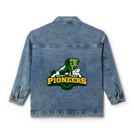 Discover Point Park Pioneers College Sport Team Classic Women's Denim Jackets