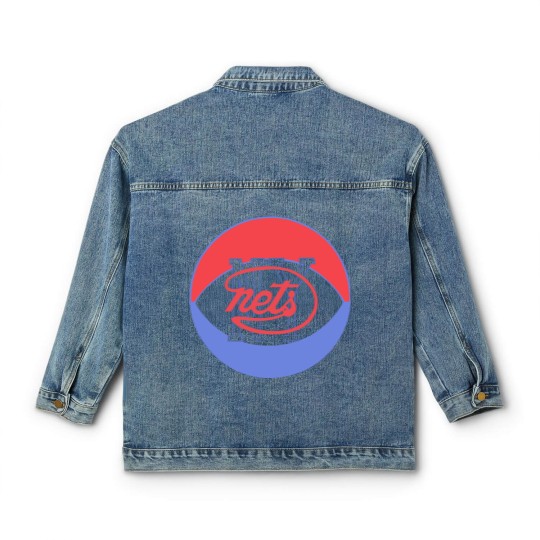 Discover ny nets ABA vintage basketball Classic Women's Denim Jackets