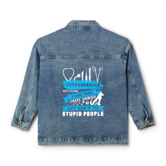 Discover Veterinarian Classic Women's Denim Jackets Classic Women's Denim Jackets