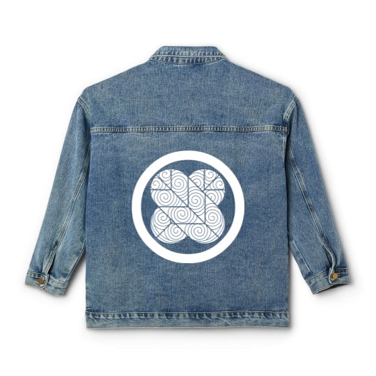 Discover Japanese Family Crest KAMON Symbol Classic Women's Denim Jackets