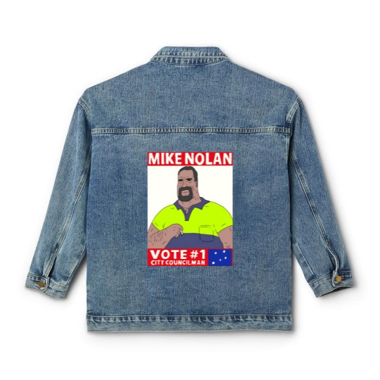 Discover Vote Mike NolanVote Mike Nolan Classic Women's Denim Jackets