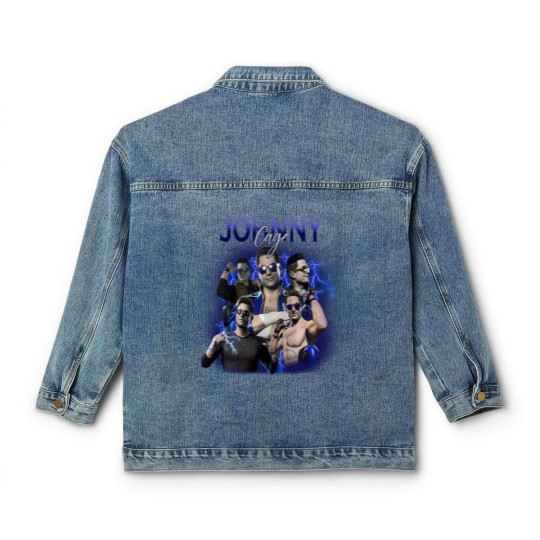 Discover Johnny Cage Mortal Kombat 1 90s Classic Women's Denim Jackets, Bootleg Movie Fighting Games Vintage Y2K Classic Women's Denim Jackets