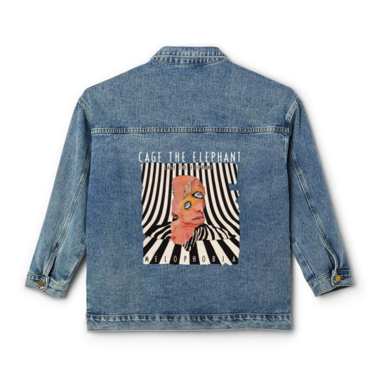 Discover Get Now Women's Cage The Elephant Melophobia Fashion with Pocket Classic Women's Denim Jackets