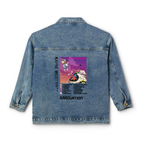 Discover NEW Kanye West Graduation Classic Women's Denim Jackets, Kanye West Classic Women's Denim Jackets