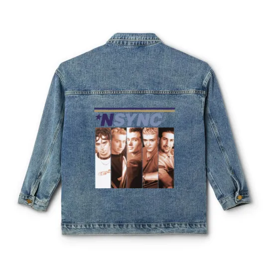 Discover Vintage NSYNC Boxes White Classic Women's Denim Jackets Gift For Men Women S-3XL