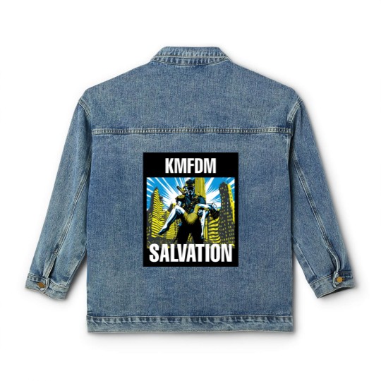 Discover salvation  KMFDM Classic Women's Denim Jackets