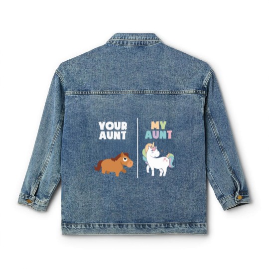 Discover Unicorn Aunt Classic Women's Denim Jackets