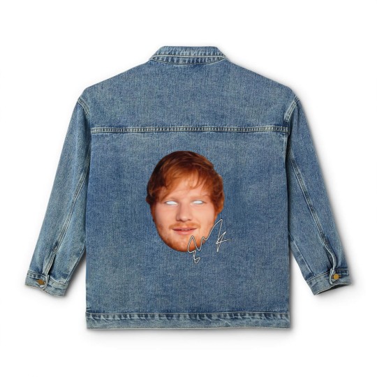 Discover Ed Shee Big Face Rap Classic Women's Denim Jackets Classic Women's Denim Jackets