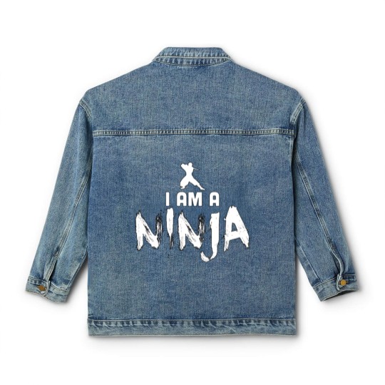 Discover I Am A Ninja - Ninja - Total Basics Classic Women's Denim Jackets