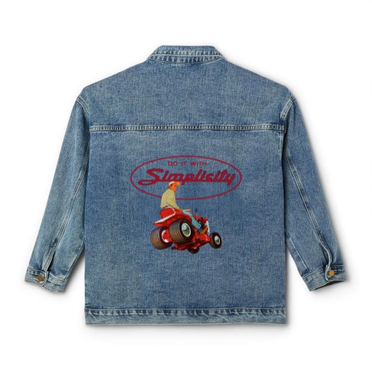 Discover Simplicity Garden Tractors162 Classic Women's Denim Jackets
