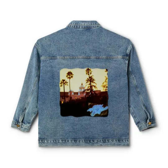 Discover Vintage The Eagles Concert Tour Classic Women's Denim Jackets Hotel California