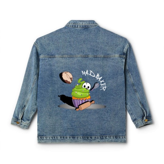 Discover Mad Baker - Kawaii Cute Cupcake Classic Women's Denim Jackets
