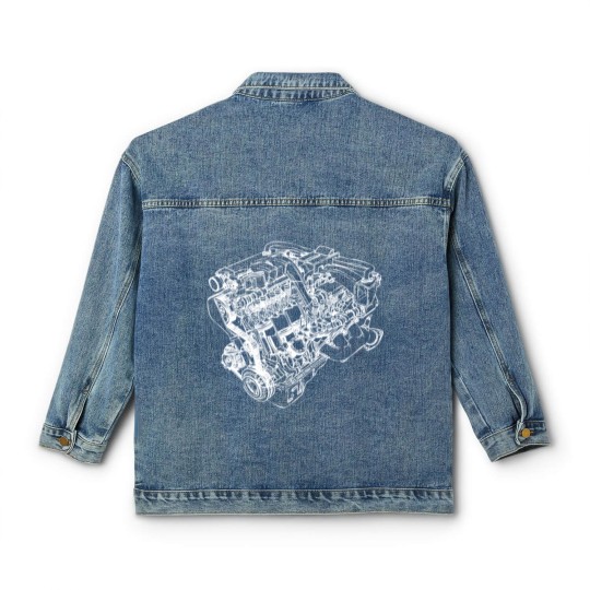 Discover Car Engine Classic Women's Denim Jackets