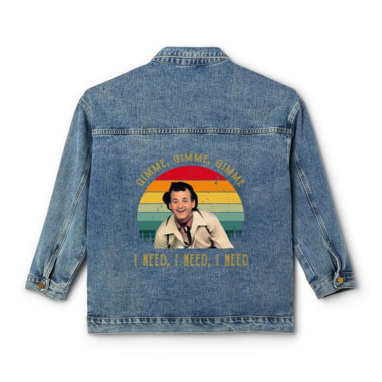 Discover Gimme Gimme Gimme I Need I Need bil mur What About Bob Classic Women's Denim Jackets