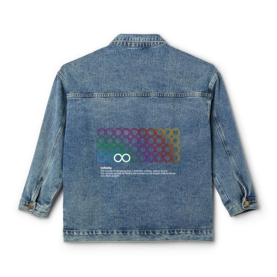 Discover Infinity math symbol Classic Women's Denim Jackets