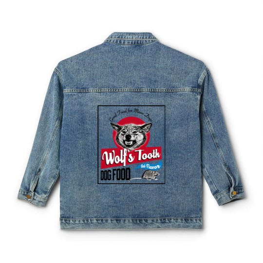 Discover Wolfs Tooth Mean Dog Food Once Upon A Time In Hollywood Men's Classic Women's Denim Jackets