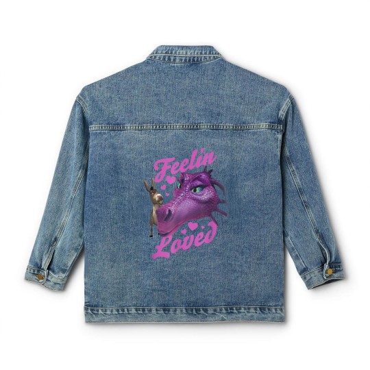 Discover Shrek Donkey Dragon Feelin Loved Classic Women's Denim Jackets