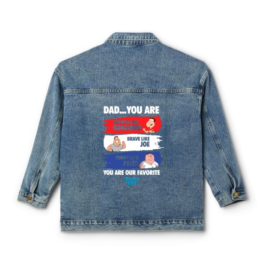 Discover Family Guy Classic Women's Denim Jackets, Smooth Like Quagmire Classic Women's Denim Jackets, Brave Like Joe Classic Women's Denim Jackets