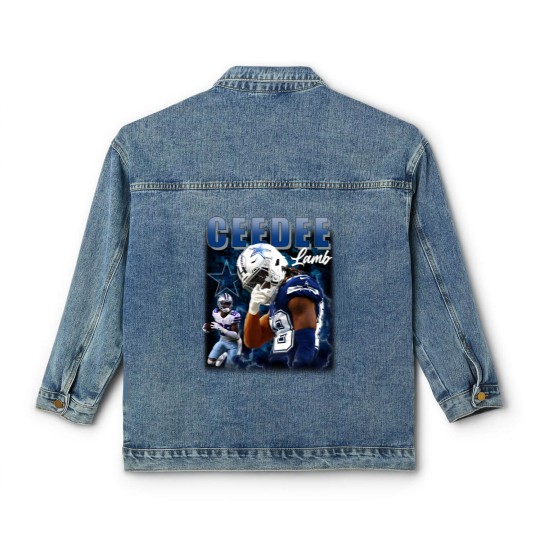 Discover Ceedee Lamb Cowboys Classic Women's Denim Jackets, America Football Classic Women's Denim Jackets, Washed Color Classic Women's Denim Jackets